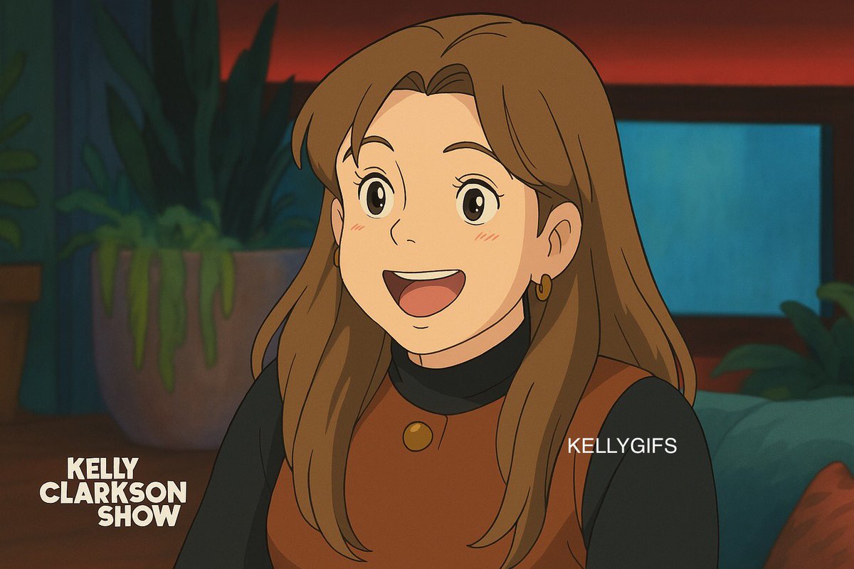 KellyGifs's tweet photo. Kelly in ghibli style is soo cute 🥺 https://t.co/OitLaDxRjh