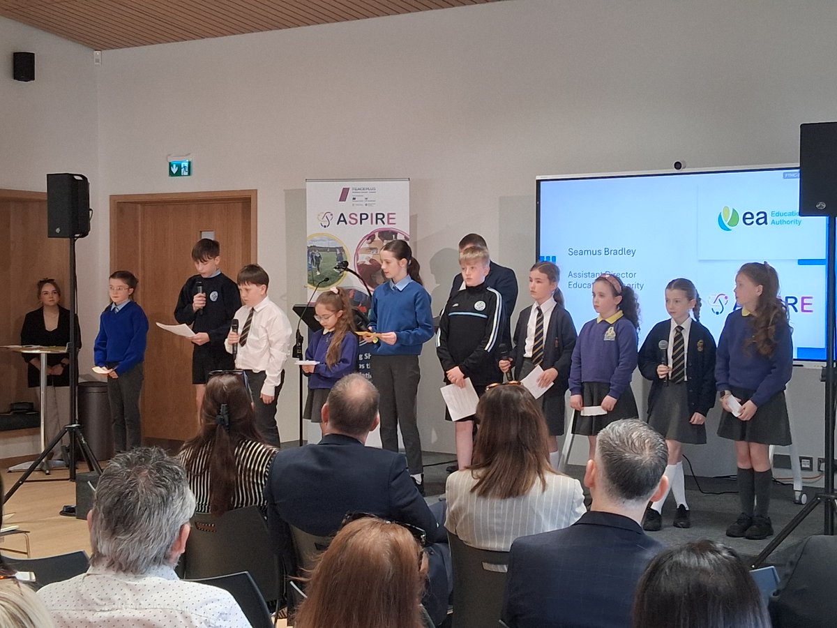 That’s a wrap at today's ASPIRE launch at Monaghan Peace Centre.

We heard from pupils in participating schools &amp; learned about the short &amp; long-term benefits of shared education for children, families, educators &amp; wider communities.

#ASPIRETogetherWeLearn
#ASPIREsharededucation