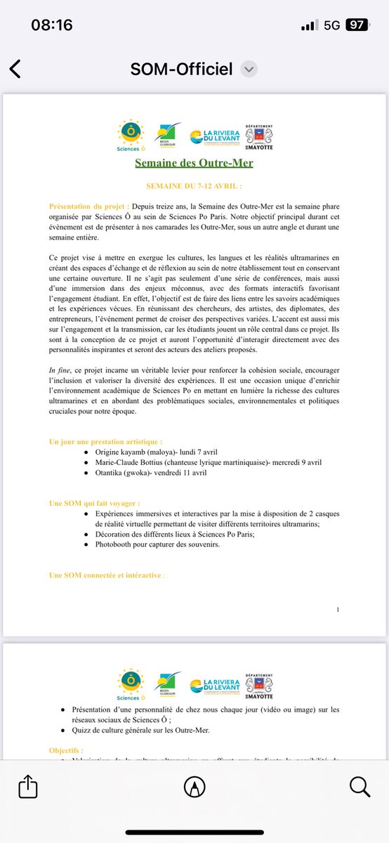 Christiane Taubira (@chtaubira) on Twitter photo Voyez le programme! Il porte la patte de MaĂ«va CADEROLY et Philippe LEGRIX, co-prĂ©sident.e de <a href="/SciencesO/">Sciences Ă</a> pour lâannĂ©e acadĂ©mique 2024-25. Toute lâĂ©quipe sây est mise. Ce nâest pas pour zyeuter. Ce seront de vraies rencontres. Penser, dĂ©battre, chanter, danser, dĂ©gusterâŠ
ChT Voyez le programme! Il porte la patte de MaĂ«va CADEROLY et Philippe LEGRIX, co-prĂ©sident.e de <a href="/SciencesO/">Sciences Ă</a> pour lâannĂ©e acadĂ©mique 2024-25. Toute lâĂ©quipe sây est mise. Ce nâest pas pour zyeuter. Ce seront de vraies rencontres. Penser, dĂ©battre, chanter, danser, dĂ©gusterâŠ
ChT