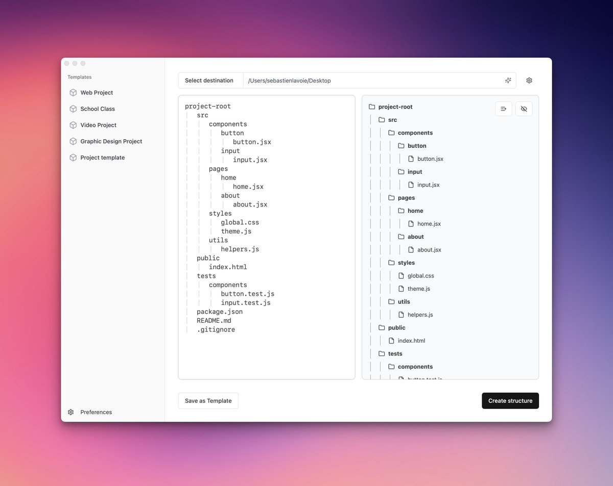 Folders, files, and tabs. Just type it