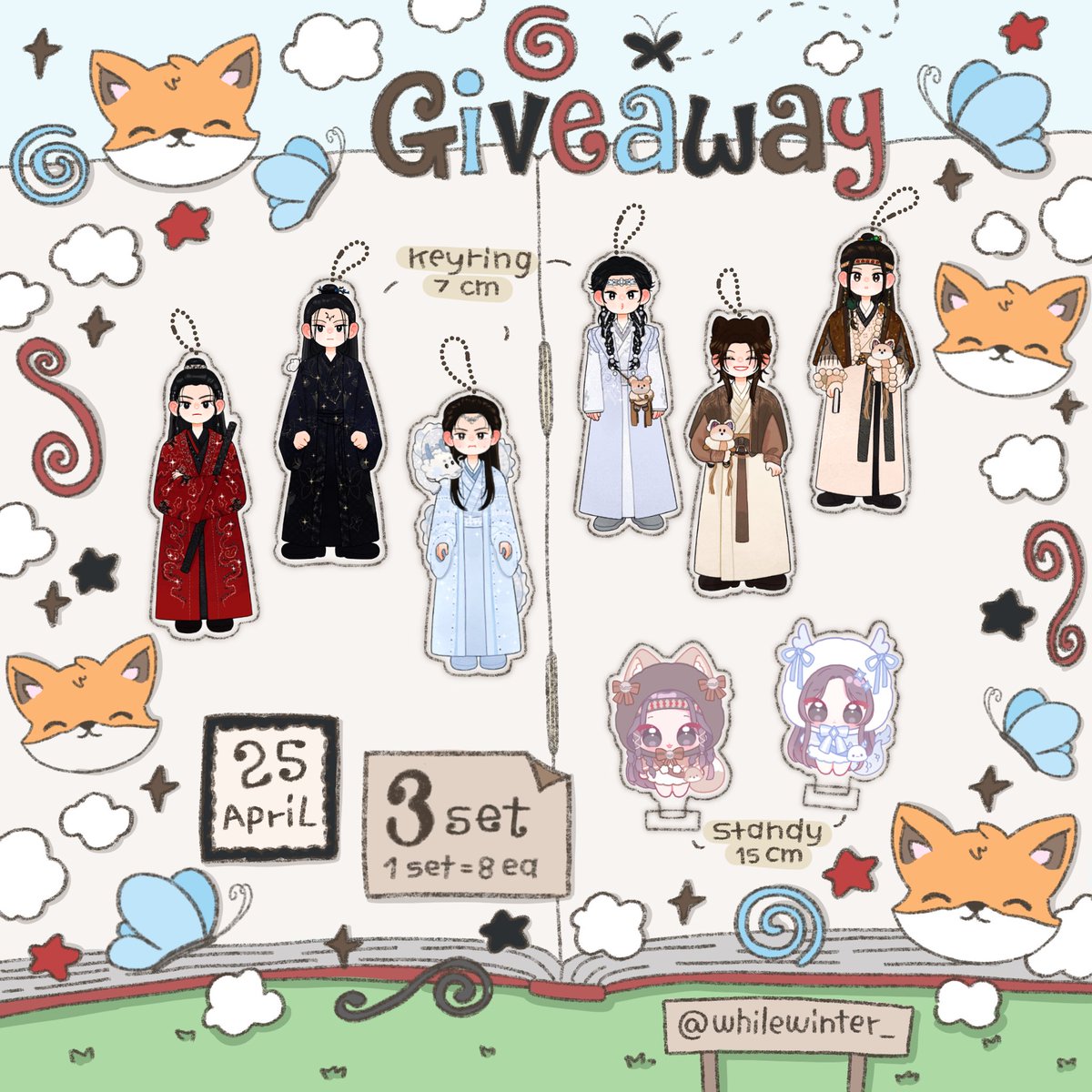 whilewinter_'s tweet photo. pls rt, giveaway 🪼

🐾 :  random from rt 3 sets
สุ่ม 25 April

#VeilOfShadows #yanan #tianjiarui #เหยียนอัน #เถียนเจียรุ่ย https://t.co/VEj4QpETtR