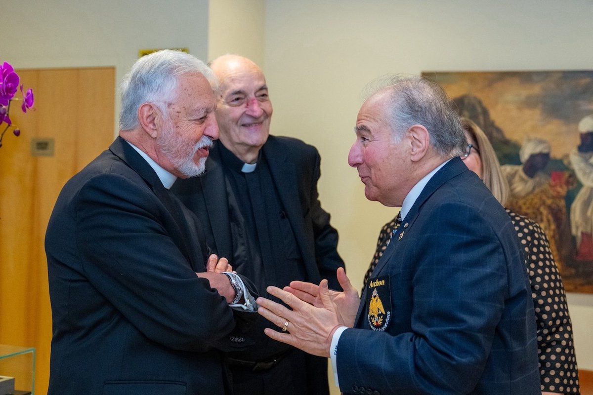 OrderStAndrew's tweet photo. 80th Birthday Celebration of Father Alex Karloutsos

On Saturday, April 5, an 80th birthday celebration was held for the Archon Spiritual Advisor, Father Alex Karloutsos, at the Muses in Southampton, New York. (Photos by J. Mindala) https://t.co/DflY9Y53y4 https://t.co/uSU37JZHG1