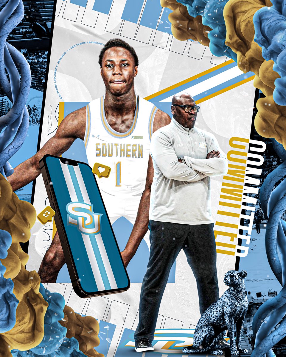 Committed🐆! <a href="/JaguarHoops/">Southern Men's Basketball</a>