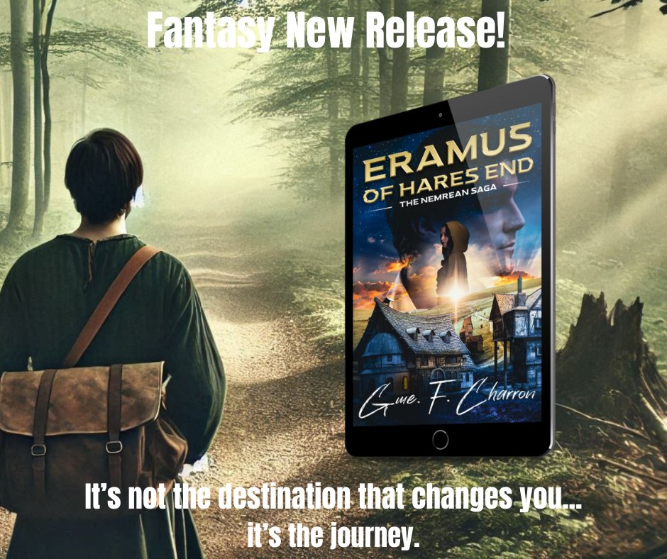 WarPubBooks's tweet photo. It's fantasy new release day!
"Eramus of Hare’s End is a deeply heartfelt and surprisingly rich tale about survival, grief, and finding purpose when everything around you seems to be crumbling. -- Literary Titan

https://t.co/dYLQwSmel9

#NewReleases #fantasy #fantasybooks https://t.co/QvkEuVxocU