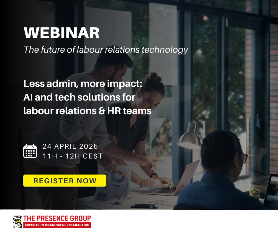 💻 Free webinar: Less admin, more impact – AI and tech solutions for labour relations &amp; HR teams

Are you still juggling spreadsheets, endless back-and-forth emails, and manual processes?

👉 Register now: bit.ly/4co1fCM

#labourrelations #AIinHR