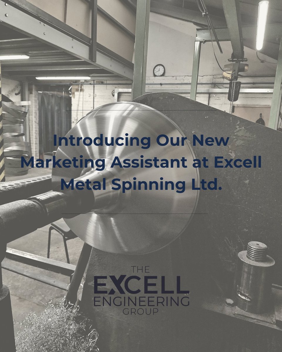 ExcellMetalSpin's tweet image. 👋Introducing our new Marketing Assistant at Excell Metal Spinning Ltd, Amber!⁠
⁠
Be sure to follow us on all platforms to stay up to date with all things metal spinning.⁠
⁠
👉️Read the blog post at: l8r.it/dOKd⁠
⁠
#metalspinning #excell #manufactoring