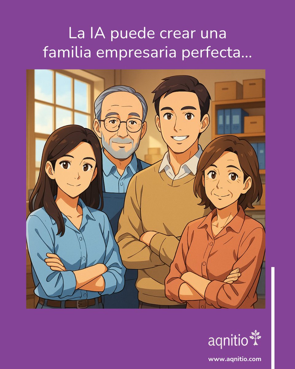 aqnitio's tweet photo. La #integracióngeneracional no es cuestión de algoritmos ni magia. No hay atajos, ni fórmulas mágicas. Es trabajo humano, conversaciones difíciles, decisiones compartidas y un camino construido juntos.
En aqnitio facilitamos procesos para que tu #negocio familiar trascienda. https://t.co/3cZMq8VjK8