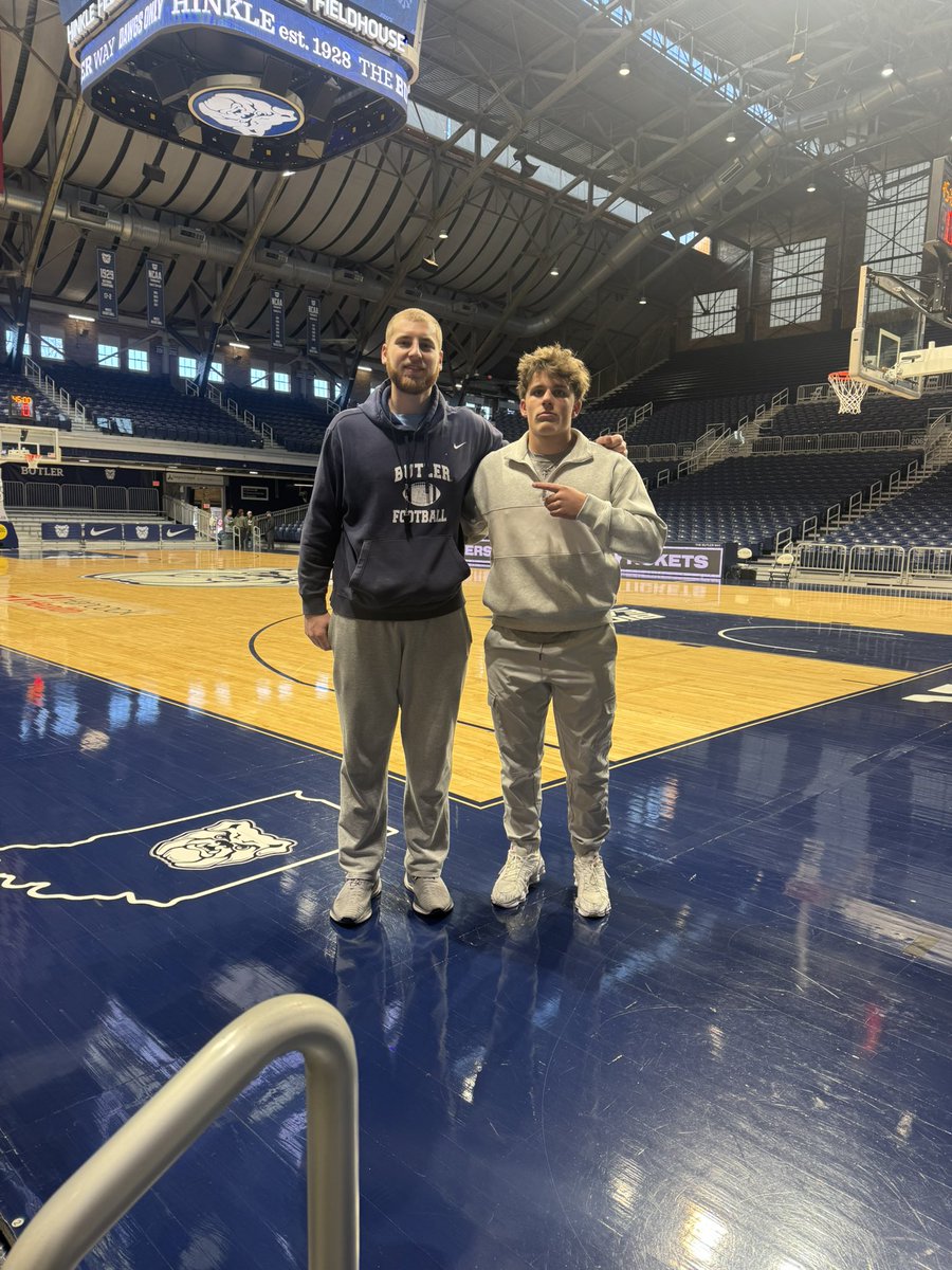 Joe Thole (@joethole5) on Twitter photo I had a great experience at Butler and got to meet some amazing coaches. Thank you <a href="/CoachSchott_BU/">Eddie Schott</a> for showing me around the campus. <a href="/coachklynch/">Kevin Lynch</a> <a href="/CoachJConnolly/">Jack Connolly</a> <a href="/JakeDelCampo/">Jake DelCampo</a> <a href="/CoachJohnson64/">Colin Johnson</a>
<a href="/QBHitList/">QBHitList.com</a> <a href="/WestSideQBs/">West Side Quarterbacks</a> <a href="/MSSailorFball/">MSHSailor๐๐บ๐ธโ๏ธ</a> <a href="/TheD_Zone/">The D Zone</a> <a href="/AllenTrieu/">Allen Trieu</a> I had a great experience at Butler and got to meet some amazing coaches. Thank you <a href="/CoachSchott_BU/">Eddie Schott</a> for showing me around the campus. <a href="/coachklynch/">Kevin Lynch</a> <a href="/CoachJConnolly/">Jack Connolly</a> <a href="/JakeDelCampo/">Jake DelCampo</a> <a href="/CoachJohnson64/">Colin Johnson</a>
<a href="/QBHitList/">QBHitList.com</a> <a href="/WestSideQBs/">West Side Quarterbacks</a> <a href="/MSSailorFball/">MSHSailor๐๐บ๐ธโ๏ธ</a> <a href="/TheD_Zone/">The D Zone</a> <a href="/AllenTrieu/">Allen Trieu</a>