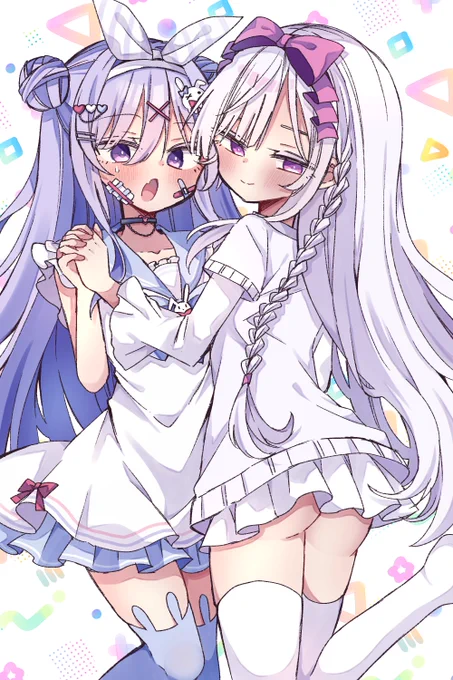 メス〇キちべちゃんVSあざらしのせいそくん(美少女の姿)#ちべぇ絵 