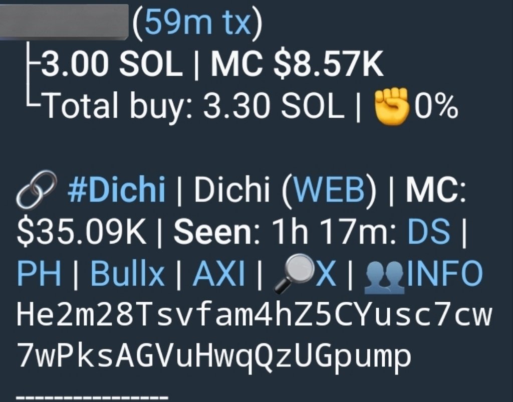 TrackingWallets's tweet photo. $Dichi #Dichi

8K -> 414K (51x+💰🤑💰)

🔥 Another big win from @TrackingWallets! Ready to trade smarter? Start now and join our private group to get results like this!

Why watch from the sidelines when you could be winning too? 📈

DM @TrackingWallets to get started today! https://t.co/Tx9ANkQwhC