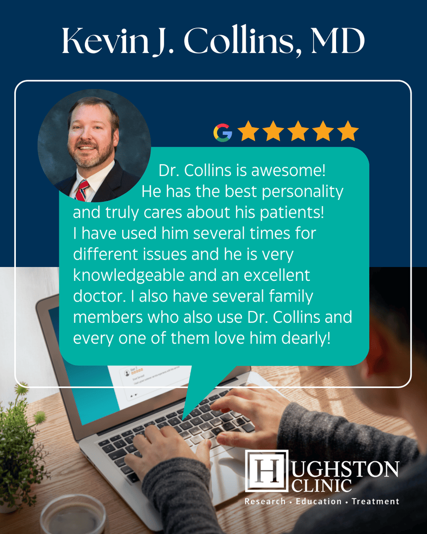 Testimonial Tuesday! 

See what Dr. Collins' patients had to say about their experience. 

Learn more about Dr. Collins on our website 
THC-GA.lnk.to/DrCollinsWebpa…

#healthcare #hughston #medical #testimonial