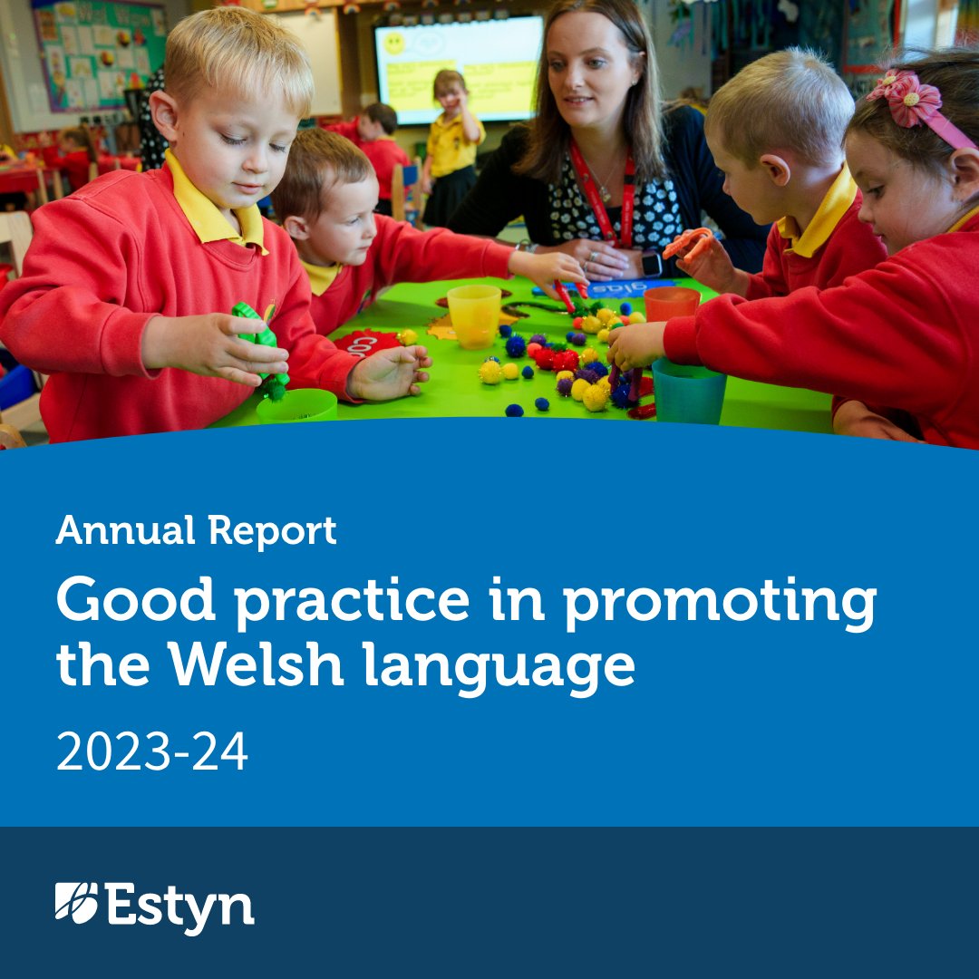 Successful schools integrate the Welsh language into daily activities, provide professional learning for staff, and create environments where using Welsh is the norm.

Learn more about this key theme in our annual report: bit.ly/4hTn6n3

#EstynAnnualReport