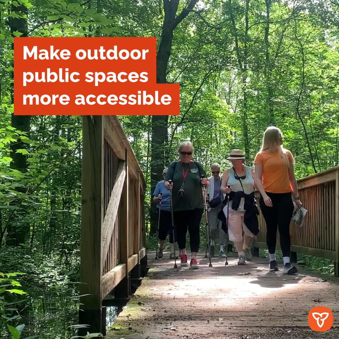 Ontario Accessibility (@onaccessibility) on Twitter photo Spring is the perfect time to enjoy Ontario’s beautiful public spaces! Let's make sure they're #accessible to everyone.
Discover how we can create accessible and inclusive outdoor environments for all:
ontario.ca/page/accessibi…
#AccessibleSpaces
<a href="/ONmunicipal/">Ontario Municipal Affairs</a> <a href="/A2A11y/">Access2Accessibility</a> Spring is the perfect time to enjoy Ontario’s beautiful public spaces! Let's make sure they're #accessible to everyone.
Discover how we can create accessible and inclusive outdoor environments for all:
ontario.ca/page/accessibi…
#AccessibleSpaces
<a href="/ONmunicipal/">Ontario Municipal Affairs</a> <a href="/A2A11y/">Access2Accessibility</a>