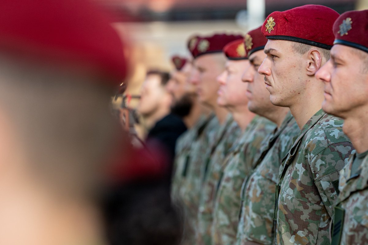 Lithuanian MOD 🇱🇹 (@lithuanian_mod) on Twitter photo 🇱🇹🇽🇰Lithuania plans to boost its troop numbers in the NATO-led Kosovo operation from 5 to 60, strengthening ties with Germany
It is planned that <a href="/LTU_Army/">Lithuanian_Armed_Forces</a> platoon will join the German unit in KFOR this year, rotating every 6 months
NATO forces in Kosovo currently stand at 4,700 🇱🇹🇽🇰Lithuania plans to boost its troop numbers in the NATO-led Kosovo operation from 5 to 60, strengthening ties with Germany
It is planned that <a href="/LTU_Army/">Lithuanian_Armed_Forces</a> platoon will join the German unit in KFOR this year, rotating every 6 months
NATO forces in Kosovo currently stand at 4,700