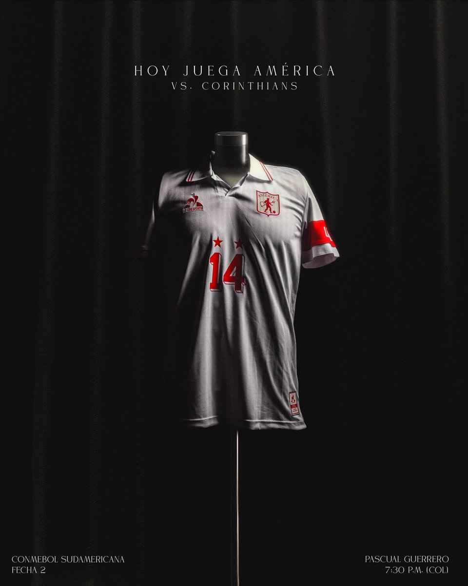 AmericadeCali's tweet photo. 🇦🇹 ¡HOY JUEGA AMÉRICA! 👹 Con Freddy en nuestra memoria y en nuestros corazones, esta noche queremos dar otro paso firme en el camino hacia la Gran Conquista. ¡Vamos, Mechita! ❤️

#AMÉxCOR
#CONMEBOLSudamericana https://t.co/W3gBXuMuxB