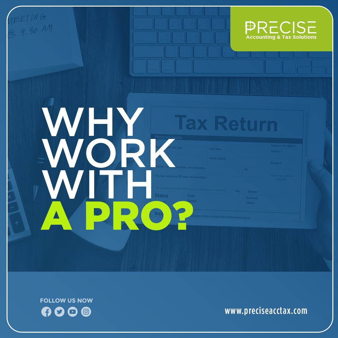 preciseacctax's tweet image. 🎯 DIY taxes are risky.

Work with a pro to avoid mistakes, uncover savings, and stay compliant. We make taxes easier for small business owners.

📞 (301) 541-3145
💻 preciseacctax.com

#PreciseAccTax #WorkWithAPro #BusinessTaxHelp #TaxConfidence