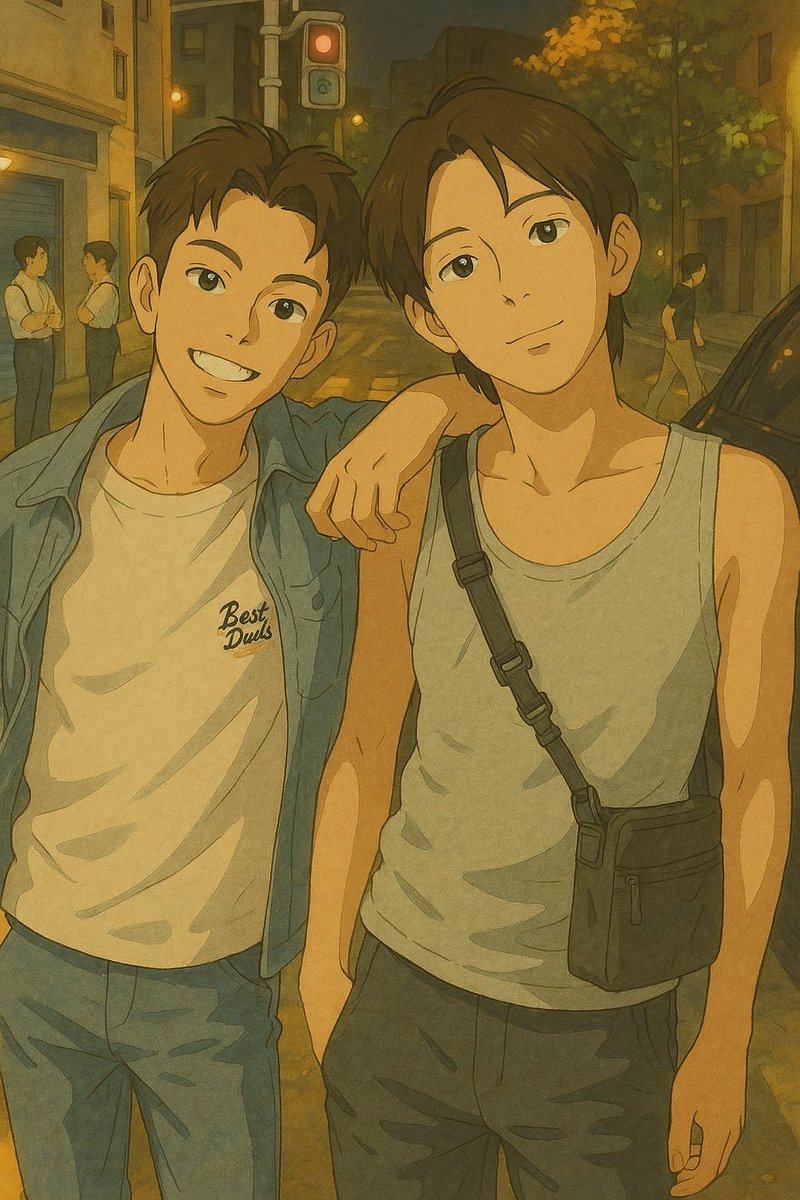 流行りに乗ってまぶをジブリ風にしてみた！