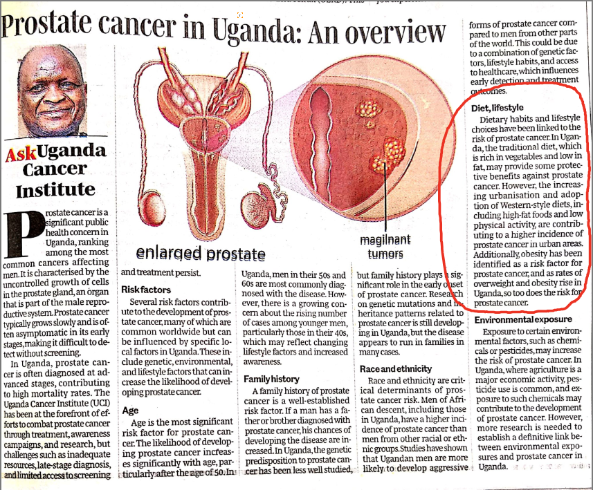 To potentially reduce your risk of prostate cancer through diet, focus on a balanced, plant-based approach, including plenty of fruits, vegetables, &amp; whole grains

Limit red meat, trans fats, processed foods, excessive booze &amp; sugary drinks #consumerProtection