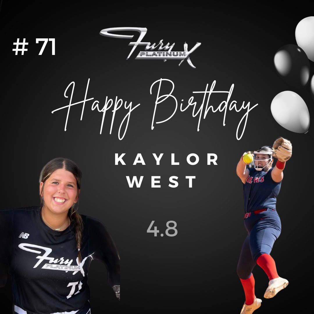 Happy 17th Birthday to our #71 <a href="/kaylor_west/">Kaylor West 2026</a>! We hope you have a great day 🥳🎉