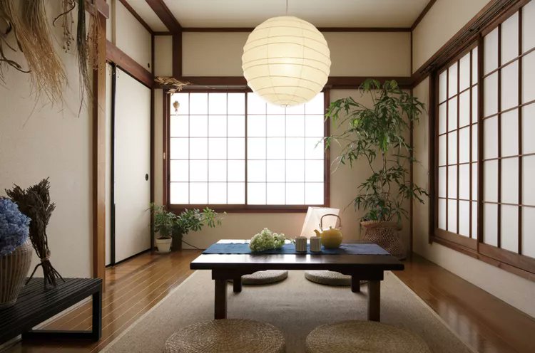 StyledNSpaces's tweet photo. 🍽️Japanese dining room essentials:
• Natural wood &amp; neutral palette
• Flexible floor seating
• Shoji screen lighting
• Handcrafted tableware
• Intentional minimalism
Find beauty in simplicity. #ZenDesign #InteriorInspo https://t.co/OcmCmyjmmj