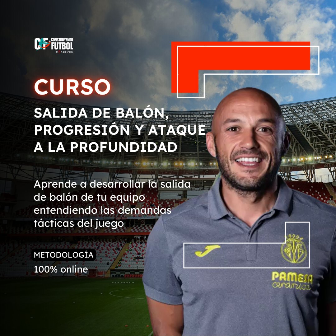 ⚽NUEVO CURSO: Salida de balón, progresión y ataque a la profundidad

🎯Aprenderás a desarrollar la salida de balón de tu equipo entendiendo las demandas tácticas del juego, y los mecanismos para progresar con balón.

🔗construyendofutbol.com/cursos/curso-o…