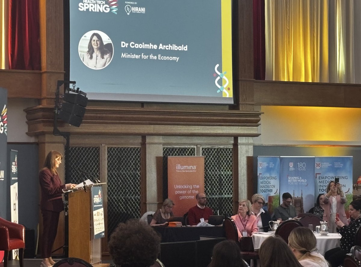 Morrow Comms (@morrowcomms) on Twitter photo .<a href="/Economy_NI/">Economy NI</a> Minister <a href="/CArchibald_SF/">Caoimhe Archibald MLA</a> says collaboration and innovation key to tackling the current global economic challenges …but is optimistic that City & Growth Deal investments in health and life sciences will help position NI for global opportunities. <a href="/hiranihealth/">HIRANI</a> #HTS2025 .<a href="/Economy_NI/">Economy NI</a> Minister <a href="/CArchibald_SF/">Caoimhe Archibald MLA</a> says collaboration and innovation key to tackling the current global economic challenges …but is optimistic that City & Growth Deal investments in health and life sciences will help position NI for global opportunities. <a href="/hiranihealth/">HIRANI</a> #HTS2025