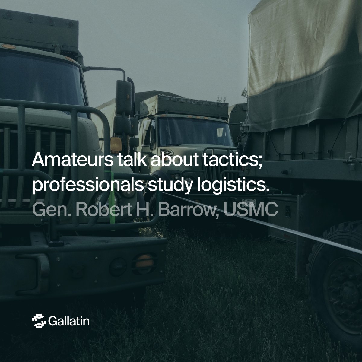 Exclusive: <a href="/GallatinAI/">Gallatin AI</a>  , backed by <a href="/8vc/">8VC</a> , dives into AI-fueled military logistics 

axios.com/2025/04/08/gal…