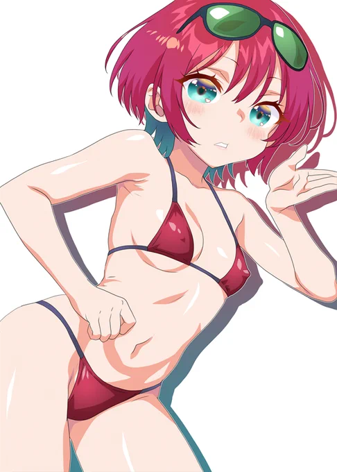水着マチュΣφ三φ(:3」∠)_#GQuuuuuuX #ジークアクス 