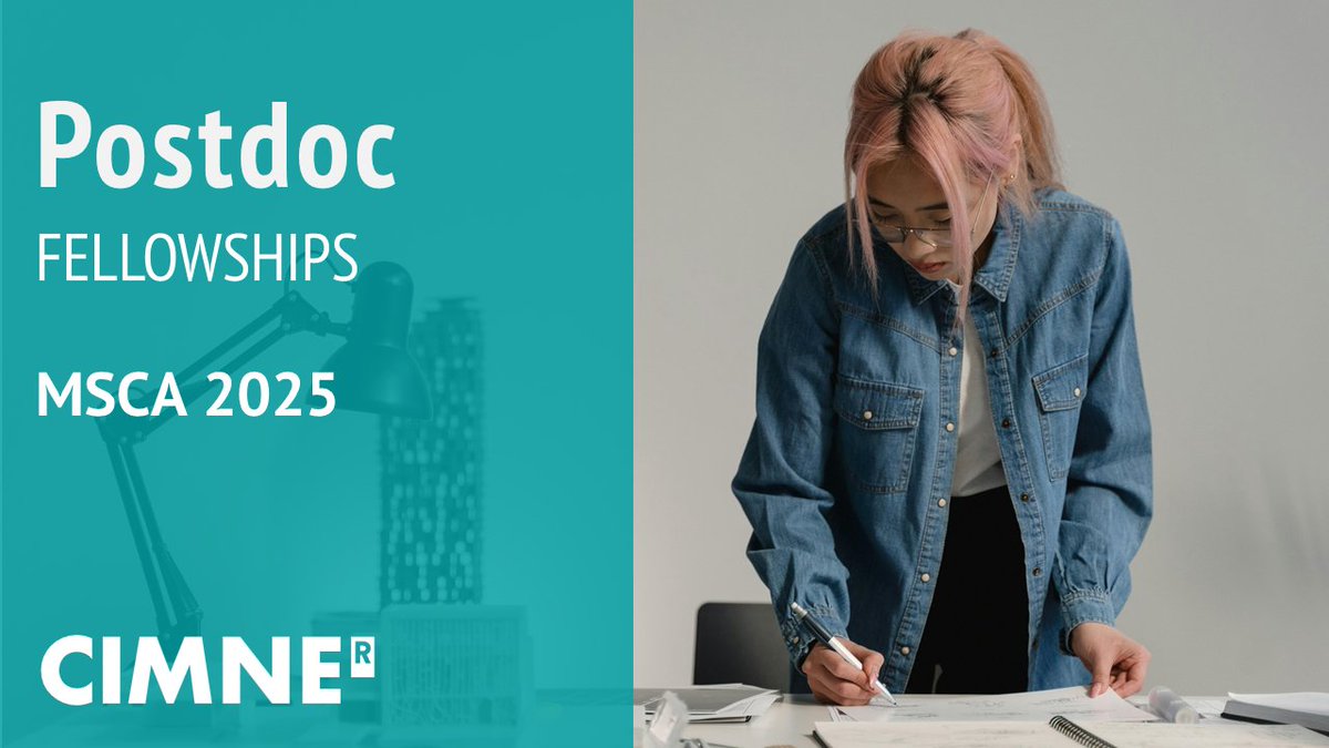 🎓 Boost your career with an @MSCActions Postdoc Fellowship at CIMNE in Barcelona!

✅ Open to all nationalities, with grants up to €5726/month.

Research areas include climate change, energy, health, and more.

📅 Deadline: 14 July

🧵 Here's how to apply ⬇️