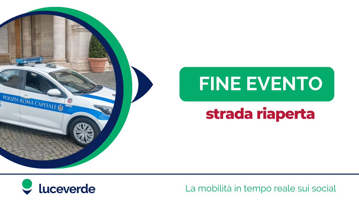 LuceverdeRoma's tweet image. 🟢#Roma | #viabilità | #chiusure

✅ Riaperte al traffico Piazza di Porta Capena, Via di San Gregorio e Via Celio Vibenna
 
@Emergenza24 | #Luceverde