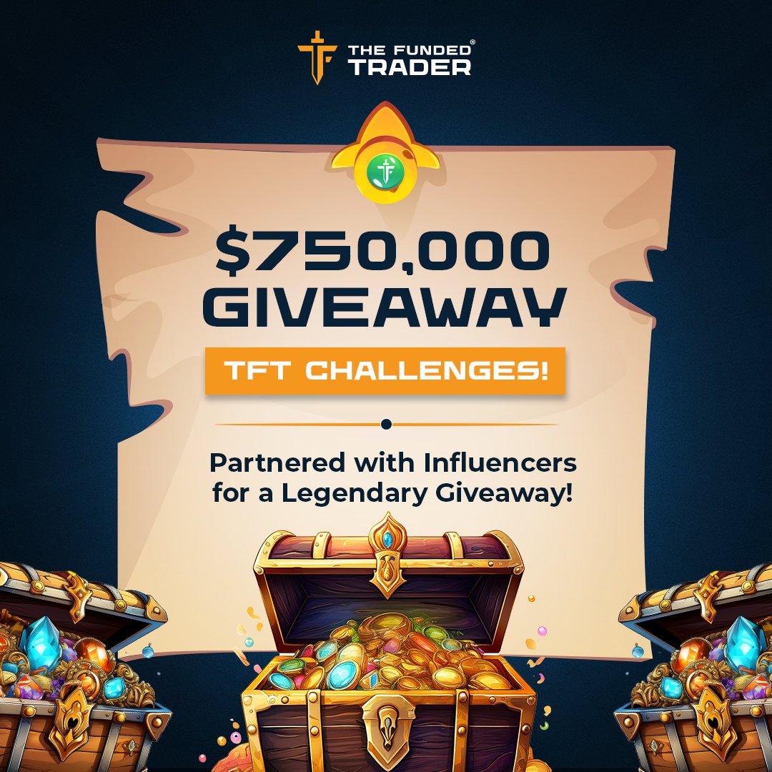 thefundedtrader's tweet photo. 🔥 $750,000 Giveaway– Join the Action! ⚔️

Don’t miss your chance to win a free account in one of 15 giveaways and take part in this major event! 

Good luck to everyone participating, and thank you for being an amazing part of our community!

Check out the full list to enter below! 👇