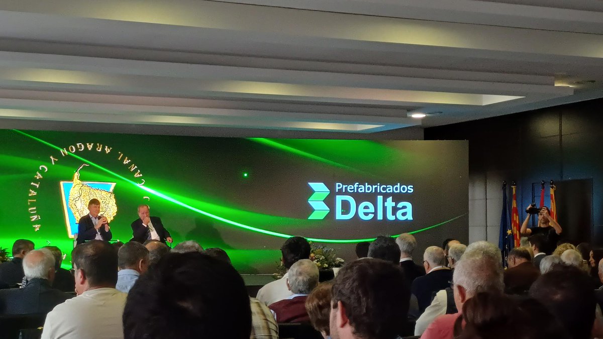 PrefabDelta's tweet photo. @PrefabDelta hoy 8 abril participamos en las XIV Jornada de la Comunidad General Canal de Argón y Catalunya @cayc_es, Aplicación del PERTE en el Regadío, siempre apoyando a la agricultura de Regadío. https://t.co/Gr6mB8gd4h