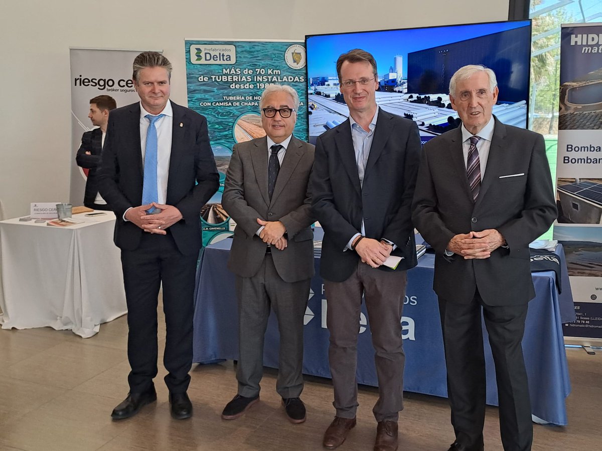 <a href="/PrefabDelta/">Prefabricados Delta</a> hoy 8 abril participamos en las XIV Jornada de la Comunidad General Canal de Argón y Catalunya <a href="/cayc_es/">C.G.R. CAYC</a>, Aplicación del PERTE en el Regadío, siempre apoyando a la agricultura de Regadío.