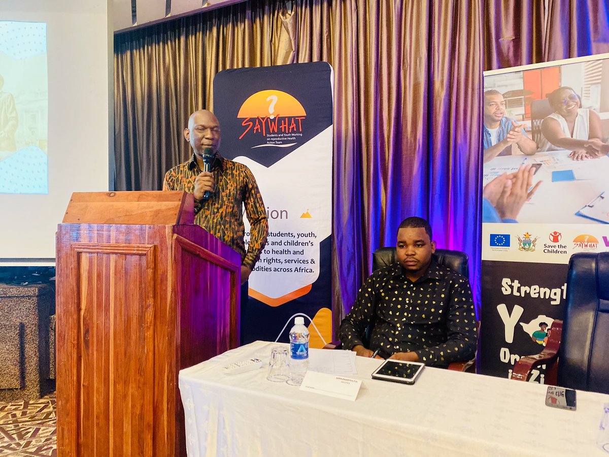 SAYWHATOrg's tweet photo. This week, SAYWHAT 2gether with WILD &amp; Save the Children in Zimbabwe is hosting an Advocacy and Governance Training for 40 CSOs in Zimbabwe under the Youth Collective Action for Social Transformation project, an initiative supported by the European Union. https://t.co/N9dkwuDMUe