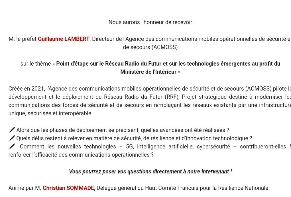 AvenirSecours's tweet photo. ♻️Vie du Bureau national ♻️

Ce matin Stéphane Debrabant (AS59) représente @AvenirSecours Secours pour un colloque sur #Reseau #Radio du #Futur #RRF 

Toutes les informations rapidement disponibles sur notre toute nouvelle application 😁📲📲 https://t.co/kI86oZ4li9