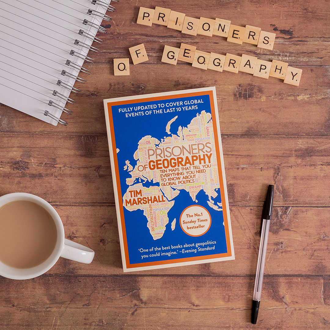 OUT THIS WEEK!

The new, fully updated edition of <a href="/Itwitius/">Tim Marshall</a>'s classic book on world #geopolitics, #PrisonersOfGeography. Read this to understand what's happening in our fast-changing world.

Pre-order your copy <a href="/StanfordsTravel/">Stanfords</a> here:
bit.ly/4llLctx

#politics #Geography