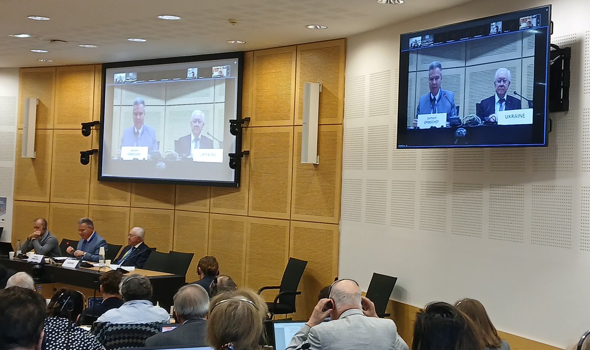 ATD_Europe's tweet photo. At the @coe @cingoeu #SpringSession, full room to pay homage of all the efforts and unjust sufferings of the #Ukraine️ people and #CivilSociety. 
How European #CSOs and #NGOs should act in the coming weeks & month to support a fair and sustainable #PeaceProcess based on #RulesOfLaw and #HumanRights?
@CoEHumanRights @CoE_RuleofLaw