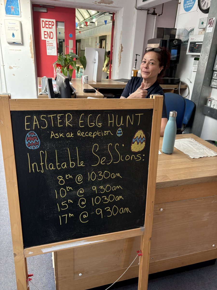 Easter egg hunt and Inflatable sessions - lots of slots available today