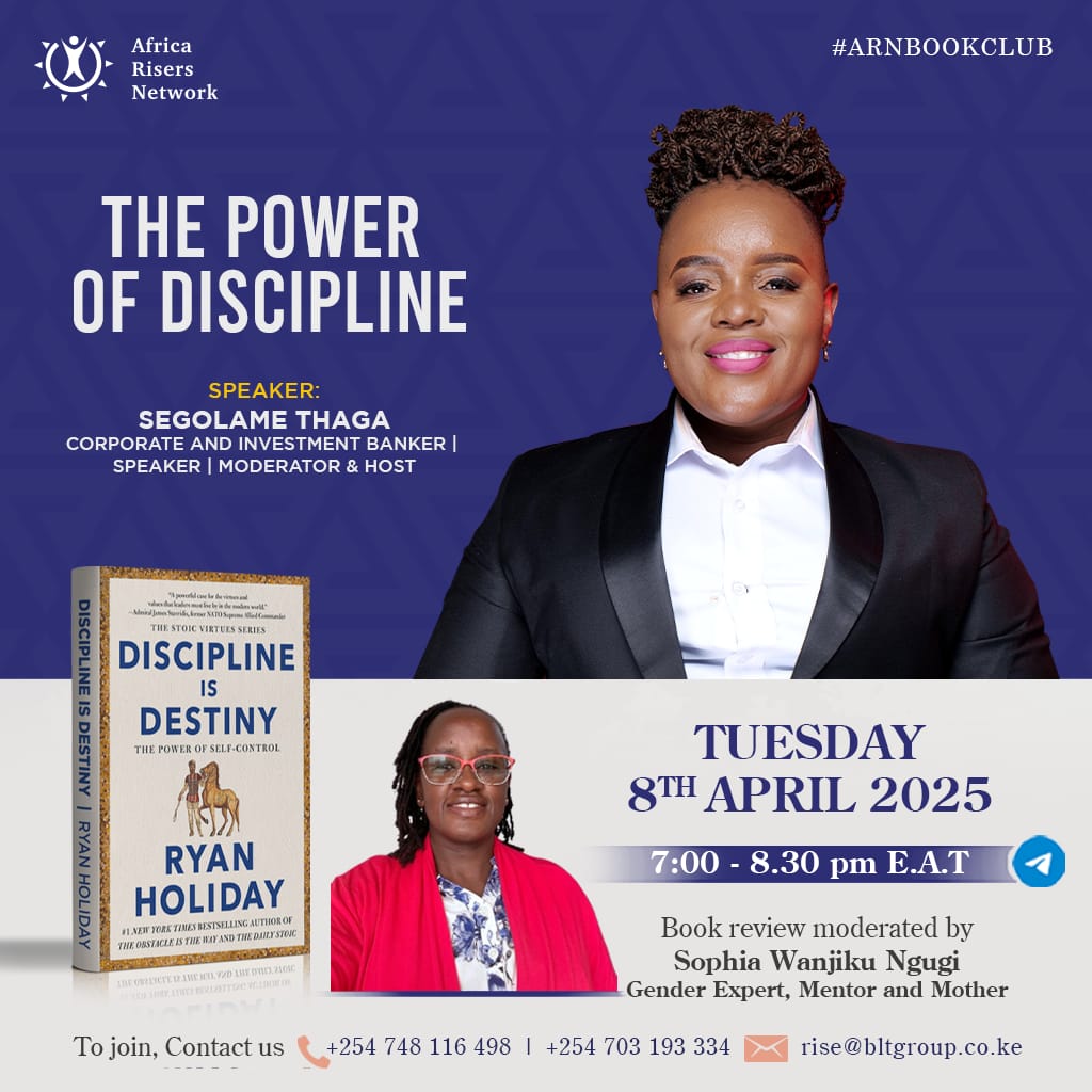 Success isn't built on talent alone, it's built on discipline.
Discipline isn't just about saying “no” to distractions; it's about saying “yes” to the right actions that will take you closer to your goals, one step at a time.

Join us: bltgroup.co.ke/courses/rise-m…