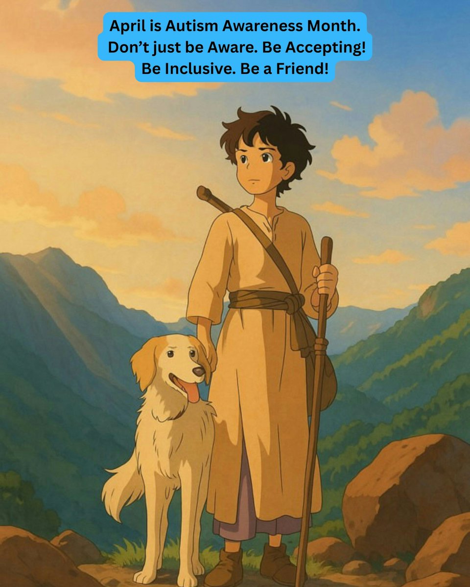 April is Autism Awareness Month.  
Don’t just be Aware. Be Accepting! 💙  
Made by award-winning director Zainab Shaheen ❤️  
Featuring actor Naser Almessabi and his rescue dog Lassie 💚  
#AutismAcceptance #InclusionMatters #SupportAutism #NeurodiversityAwareness