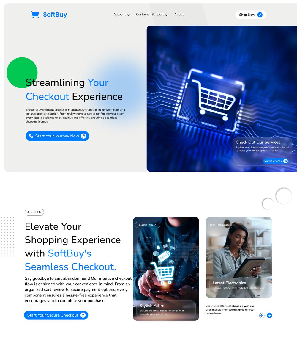 redxgraphixs's tweet photo. We’ve all been there slow checkout, too many steps, and you just give up
This design for SoftBuy is all about fixing that. Smooth. Fast. No stress.
#UXDesign #UIDesign #Ecommerce #CheckoutFlow #WebDesign #DesignSimplified https://t.co/QxkXliUVCv