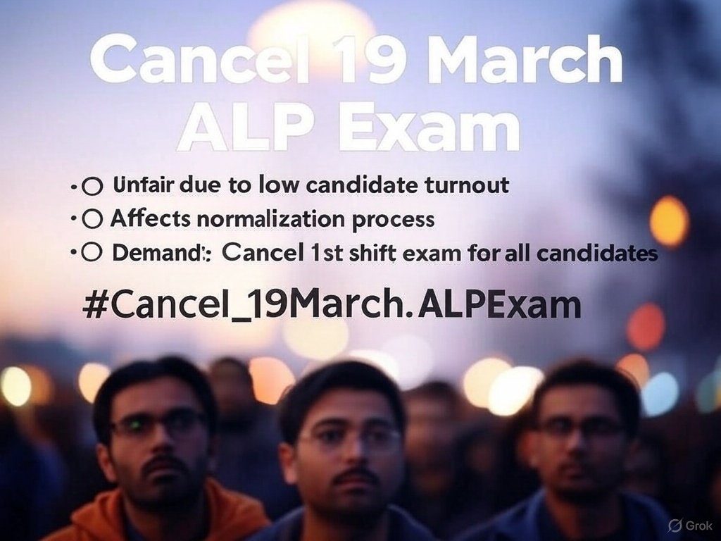 s_patelftp's tweet photo. @AshwiniVaishnaw #Cancel_19March_ALPExam https://t.co/Smp2f3vT0h