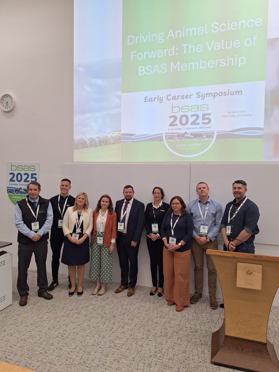 SenusTech's tweet image. British Society of Animal Science (BSAS) Early Careers Day.

Yesterday, our General Manager, Stephen Coen, was honoured to speak alongside an inspiring lineup.

Huge thanks to the BSAS and the University of Galway for organising such an engaging and insightful day.

#BSAS #Senus