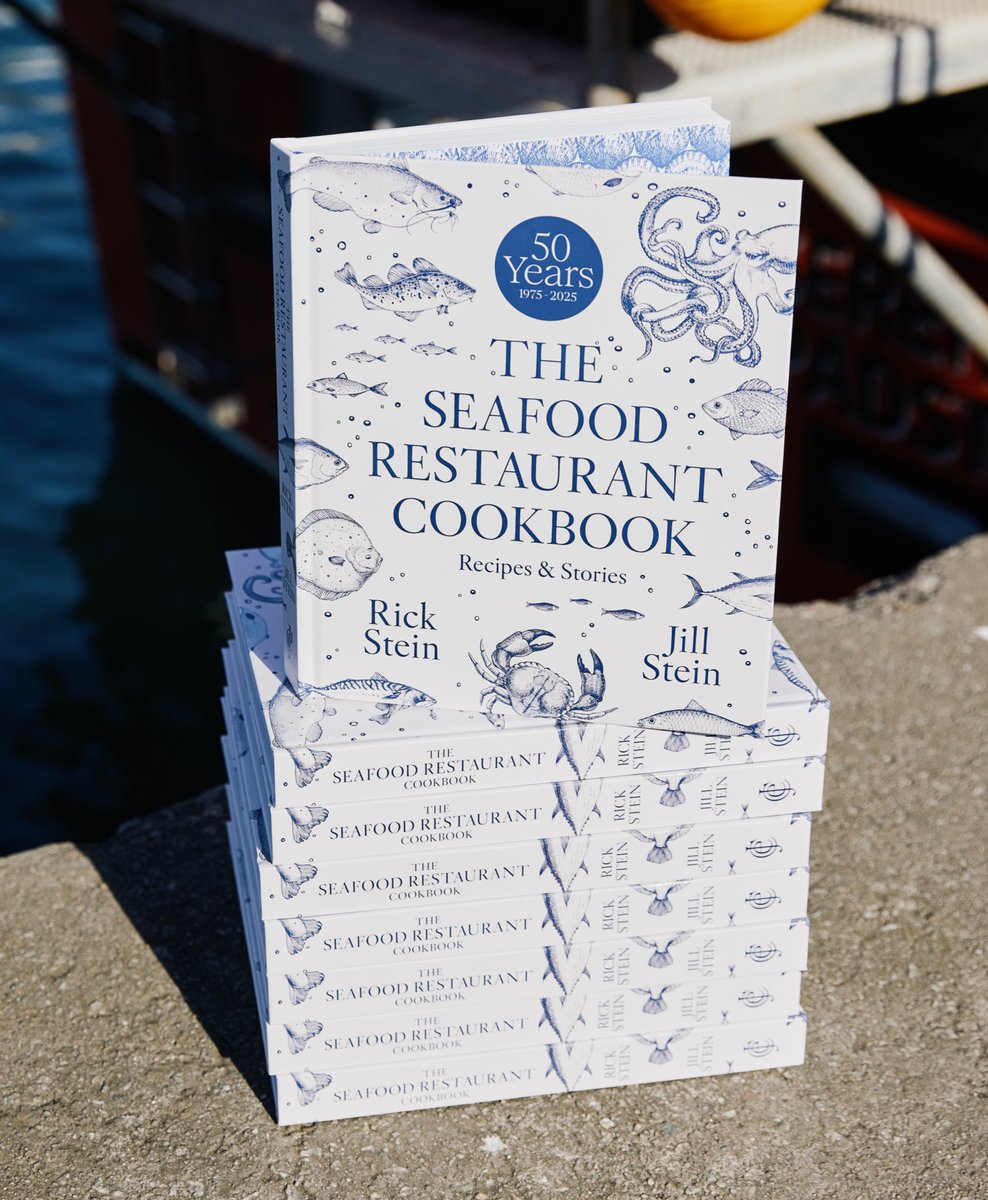 Proud to share our 50th anniversary book to celebrate the remarkable achievement of The Seafood Restaurant is available to pre-order now here: tinyurl.com/msjazak6 Recipes and stories galore from the past 5 decades.