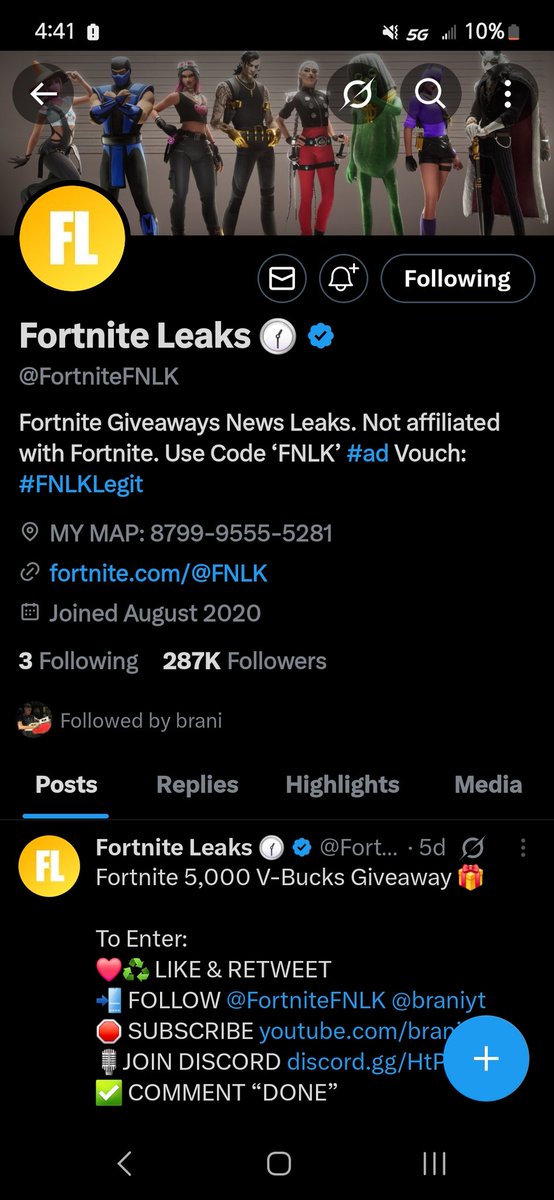 eviljuicee's tweet photo. @FortniteFNLK @braniyt Done 🫶🏻 https://t.co/nc62ikI0bR