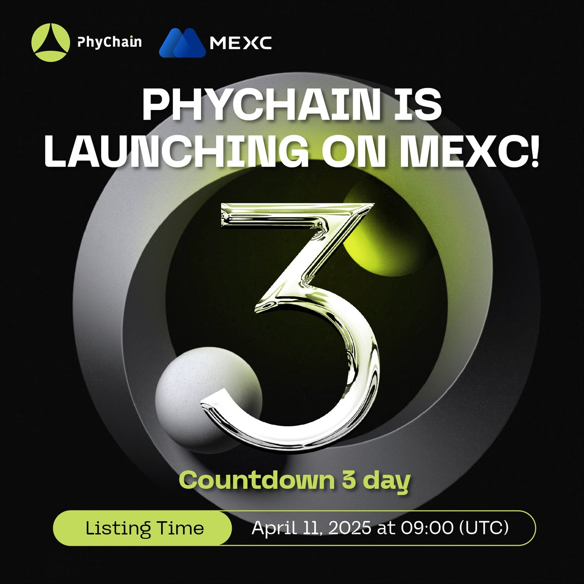 SalvorLabs's tweet photo. 👉 Claim now: https://t.co/ZHsBfdZMtb

⏳ 3 Days to Go!

🎉 PHYChain Airdrop for EFSANE Users is LIVE!

🚀 Win 3–100 $PHY before launch on MEXC (Apr 11, 09:00 UTC)

✅ Just follow @Phy_Chain or join Telegram
✅ Submit your EFSANE UID
#PHYChain #Airdrop #MEXC #Crypto #DePIN #Web3 https://t.co/7PUSHModLp