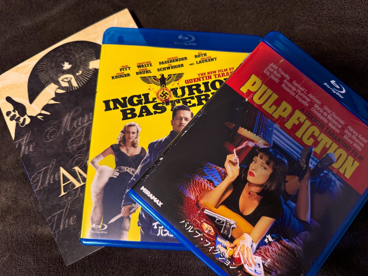 Al_Kaboom's tweet photo. 最近の追加コレクション。
#movies #movie #DVD #bluerays #pulpfiction #tarantino #amadeus https://t.co/C1XPt0yuU0