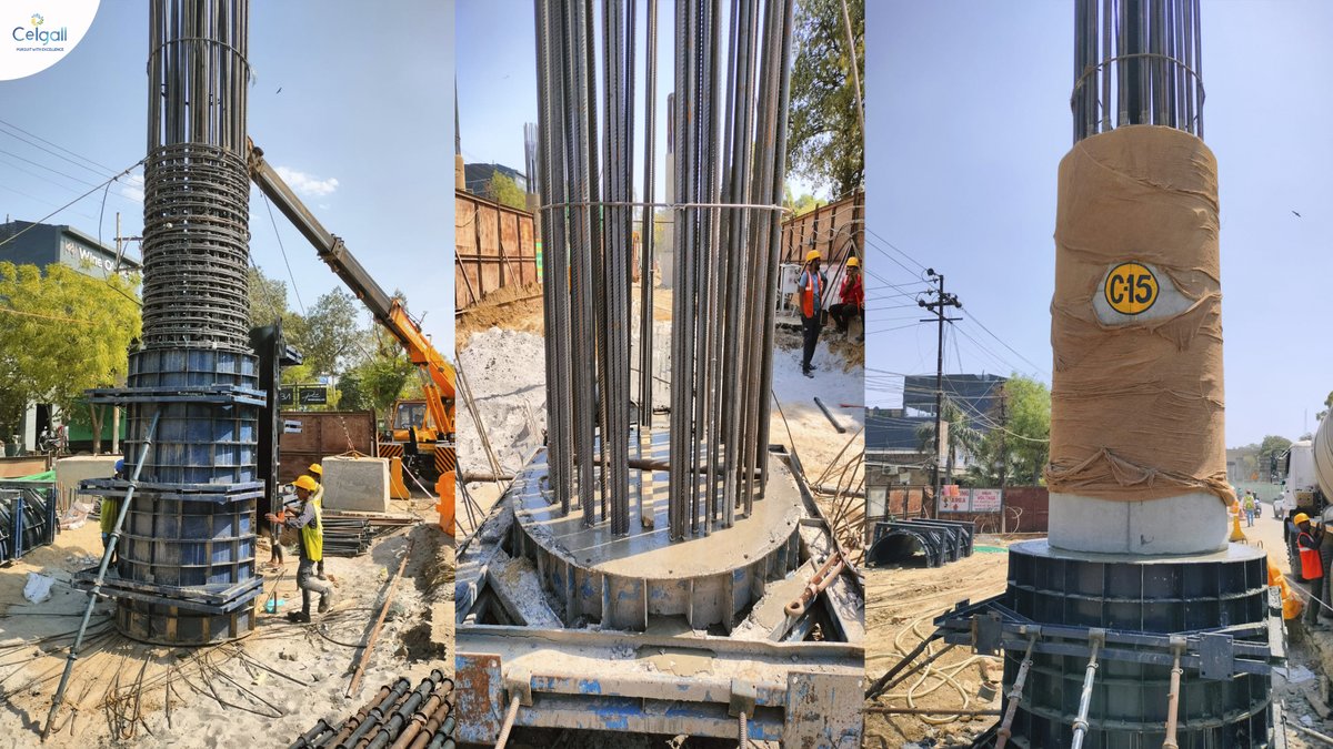 Ceigall_India's tweet photo. April 2025 - PROJECT UPDATE
Project : Kanpur Metro Project (KNPCC-12)
Update : P/88, pier cap lifting in progress
Scope : Design and Construction of elevated viaduct and 5 Nos, elevated stations.
#KanpurMetroProject #CeigallIndia #ExcellenceEngineering #SmartCity #ProjectUpdate https://t.co/iWNa9VglOf