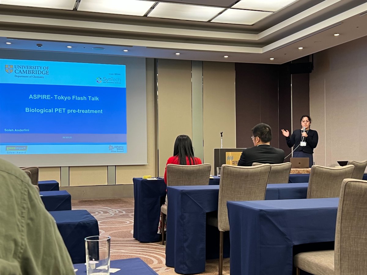Reisner Lab (@reisnerlab) on Twitter photo Stories of #biohybrids for artificial #photosynthesis presented by <a href="/glenn_quek/">Glenn Quek</a> and Soleh Anderlini at the UK-Japan Artificial photosynthetic #cell Project Kick-off meeting 📢
Stay tuned for more updates from them on biofilm for #CO2 conversion and #plastic-eating bacteria 🦠☀️ Stories of #biohybrids for artificial #photosynthesis presented by <a href="/glenn_quek/">Glenn Quek</a> and Soleh Anderlini at the UK-Japan Artificial photosynthetic #cell Project Kick-off meeting 📢
Stay tuned for more updates from them on biofilm for #CO2 conversion and #plastic-eating bacteria 🦠☀️