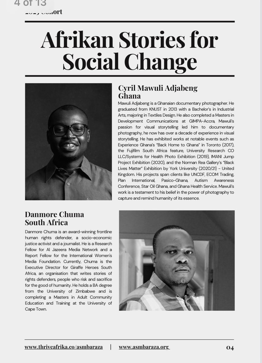 🌑African Stories for Social Change : <a href="/asmbaraza/">African Social Movements Baraza</a> will take place in Ghana! Meet the 2025 Cohort of African Change Makers! This year’s theme : THE POWER OF SOCIAL MOVEMENTS! You can also follow the conversations online!